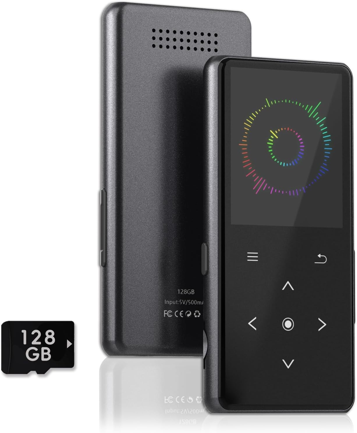 128GB MP3 Player with Bluetooth, Portable Music Player with Built-in Speaker,...