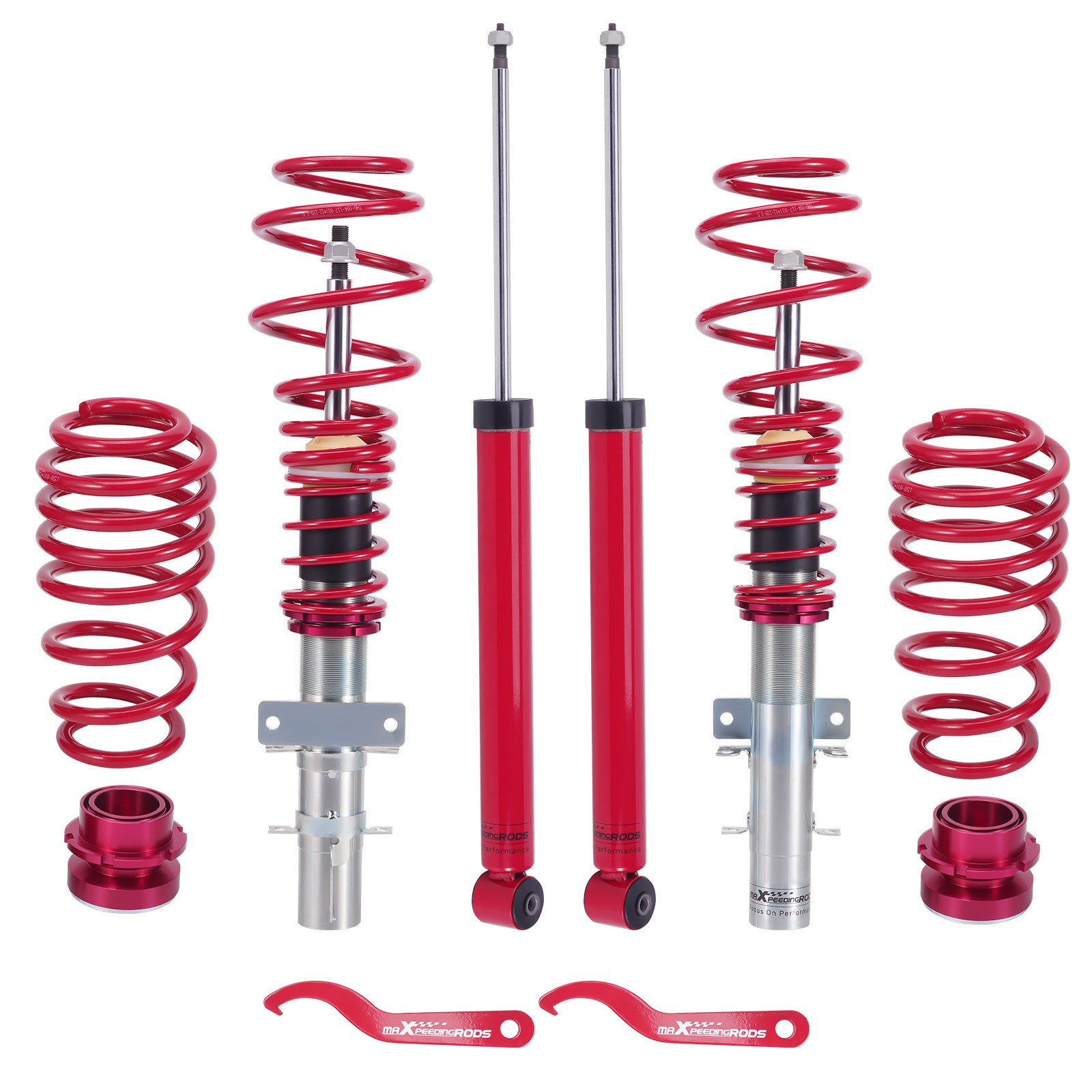 Coilover Coilovers for VW Polo 9n / 9n2 / 9n3  02- 07 for Skoda Fabia Mk1 vrs