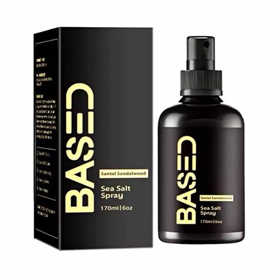 BASED Sea Salt Hair Styling Spray Sandalwood Scent 170ml / 6oz Texturizing Volum