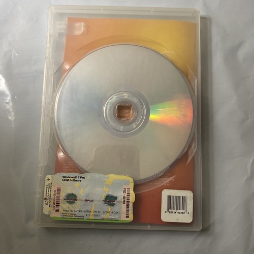 Microsoft Windows 7 Professional DVD ologramma originale 64 bit - Foto 2 di 4