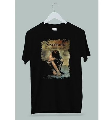 Vtg Discovering the Waterfront Silverstein Band Black S to 5XL Shirt
