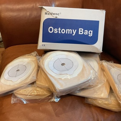 90 PCS Colostomy Bags, 15mm-65mm Ostomy Supplies, One-Piece Drainable Pouch f...