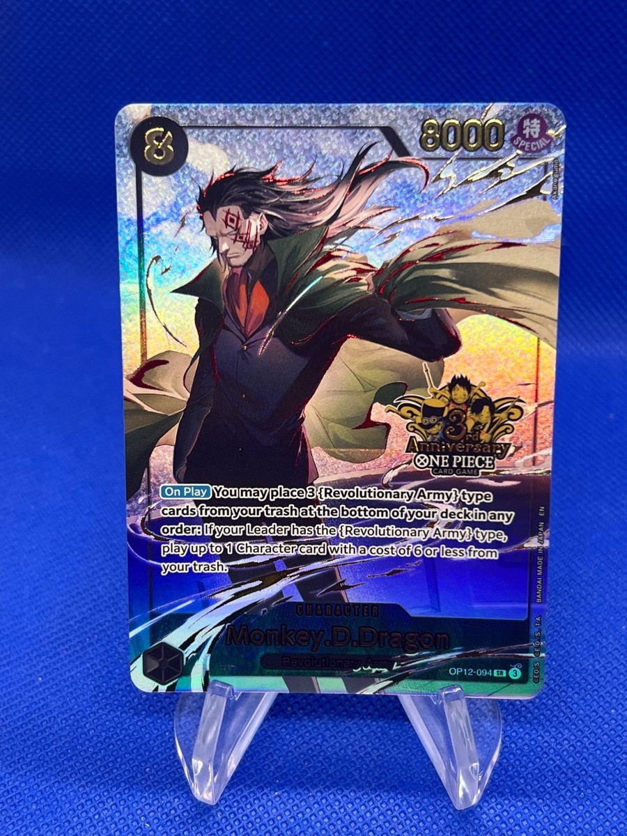One Piece Japanese Version 3rd Anniversary Set Monkey D Dragon