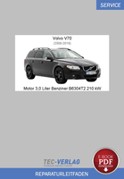 PDF Volvo V70 (08-16) Reparaturanleitung Motor 3,0 L Benziner 210 Kw B6304T2