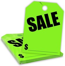 50 Pack Sale Mirror Hang Tags Car Rear View Mirror Hang Tag for Car Dealership