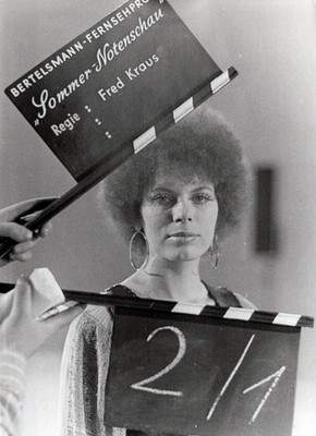 Su Kramer Photo Original Black And White German Press Promotion Circa 1980s