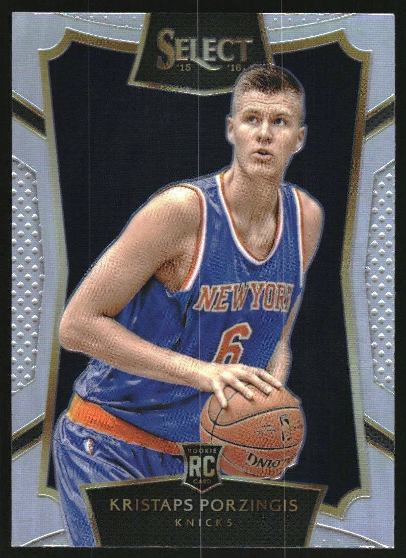2015-16 Select Prizms Silver #17 Kristaps Porzingis RC Rookie