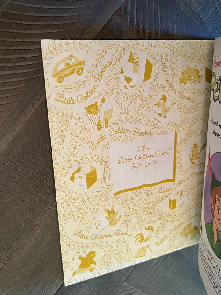 1997 Little Golden Book Walt Disney’s Peter Pan, Like New Condition - Image 2 of 4