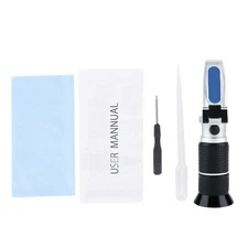 Portable Refractometer 3 in 1 58-90% Food Honey Sugar Content Degree Meter