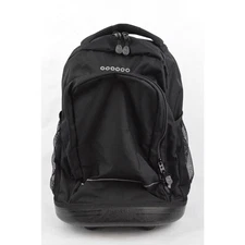 Rolling Backpack Black School J World Boys Girls 18" Kids Wheels Handle