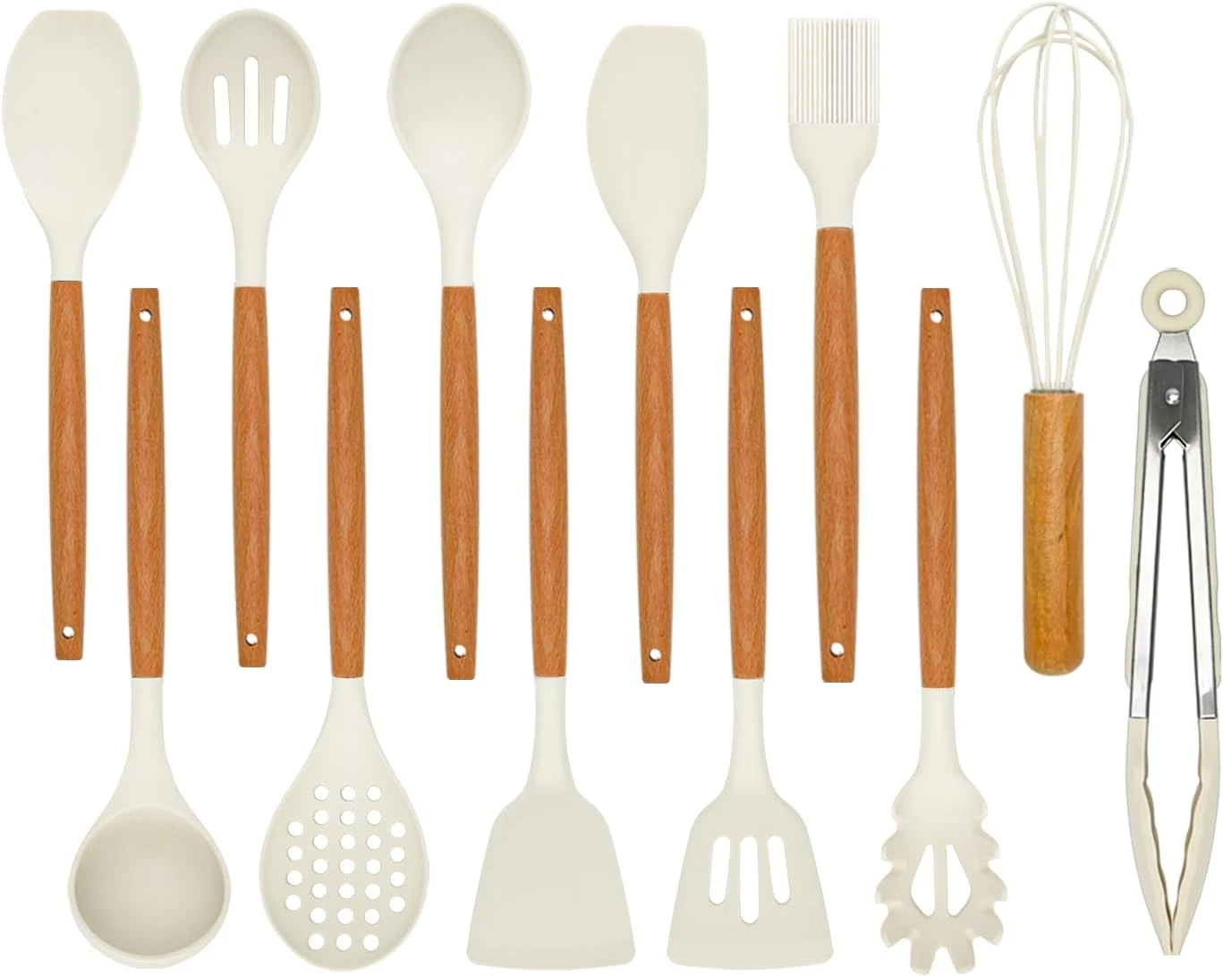 Kitchen Utensils Set - Silicone Cooking Utensils Set - 12 Pcs for Cooking, Spatu
Opens in a new wind