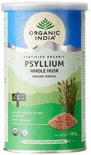 Organic India Whole Husk Psyllium 3.5 oz Cann...