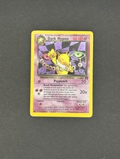 Dark Hypno Pokémon Holo Karte Team Rocket 9/82 Englisch