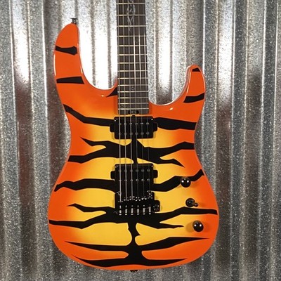 Westcreek Guitars Aetheris Superstrat Yellow Tiger Guitar #0005