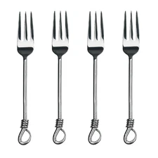 Gourmet Settings (GS) Twist 7 1/2" Salad Fork (Set of Four)