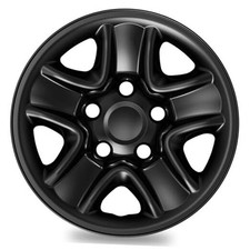 4-Pack Wheel Skins Compatible with Toyota Tundra 2007-2021, 18 Black Color