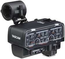 TASCAM CA-XLR2d-AN XLR microphone adapter for mirrorless cameras analog interfa