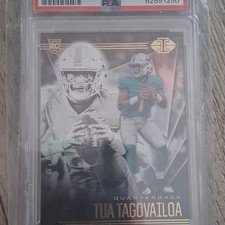 2020 Panini Illusions #6 Tua Tagovailoa Rookie Miami Dolphins PSA Football Card. rookie card picture