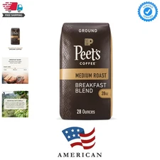 Medium Roast Ground Coffee - Breakfast Blend 28 Ounce Bag