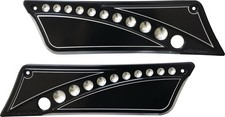 Accutronix Saddlebag Latch Cover Black BL9313...