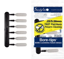 .22cal/.223cal/5.56mm Gun Cleaning Bore-tips® by Swab-its: Barrel Cleaning