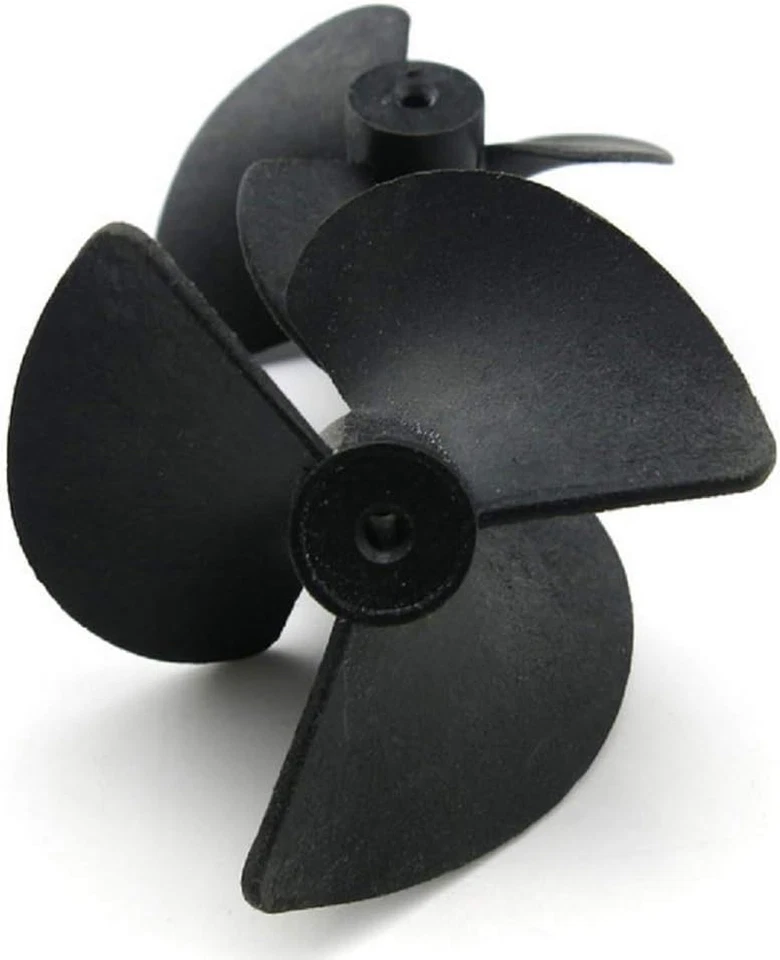 12 piezas hélices de barco de radiocontrol accesorios de 3 paletas para eje de motor de 2 mm modelo de envío RC Foto 3 de 4