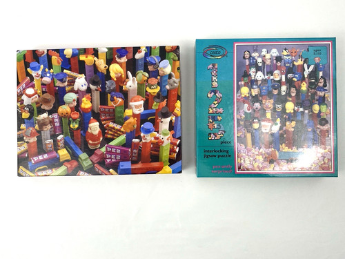 PEZ Puzzle Lot Ceaco 125pc NEW SEALED + Zazzle 500pc Complete Open Box