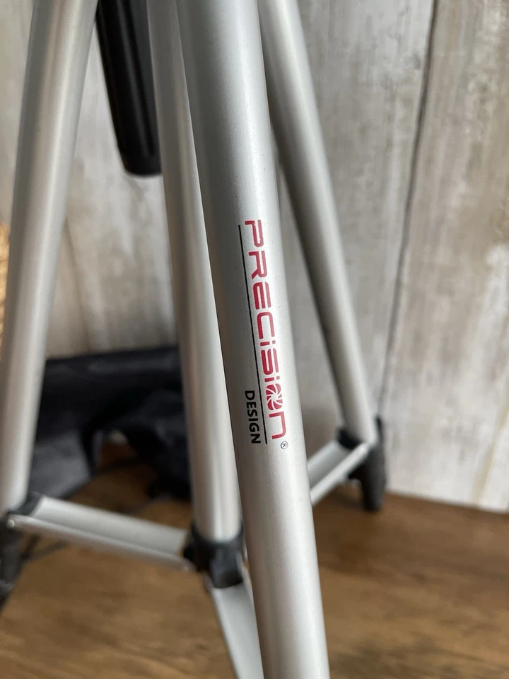 Precision Design Photo Video Compact Tripod Travel Lightweight Adjustable Locks - Image 4 of 4