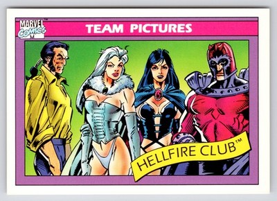 1990 Impel Marvel Universe #147 Hellfire Club