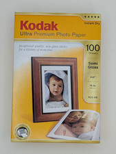 Kodak 4x6 inches Ultra Premium Photo Paper Semi Gloss 100 Sheets OPEN BOX