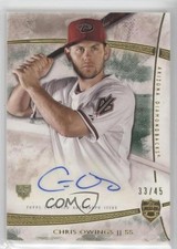 2014 Topps Supreme Auto Green 33/45 Chris Owings #SA-CO Auto 0c6
