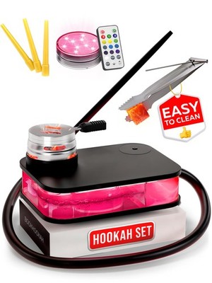 Portable Black Hookah with Box, Box 