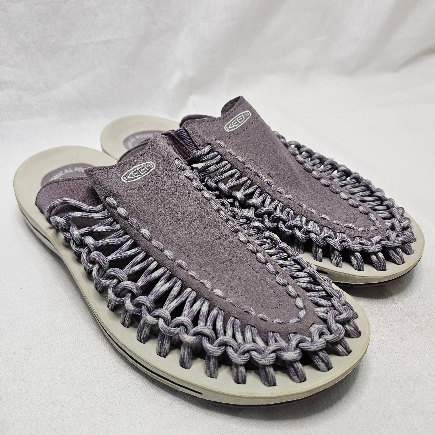 Keen Uneek Scarpe Mules Slides Viola Scamosciato Comode Slip On 1017232 Donna 9W