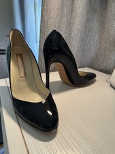 Escarpins Rupert Sanderson En Cuir Verni Noir - Pointure 40, Talons 3.5 Pouces - Occasion