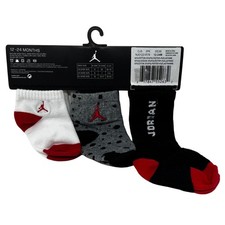 Nike Air Jordan 3 pair -Socks 12-24 Months