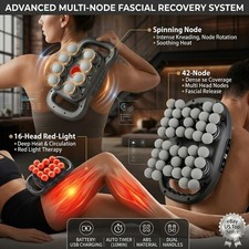 8/16/42-Head Massage Gun Set, Deep Tissue Percussion Muscle Massager Full Body