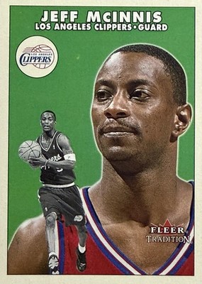 2000-01 Fleer Tradition JEFF MCINNIS Los Angeles Clippers 