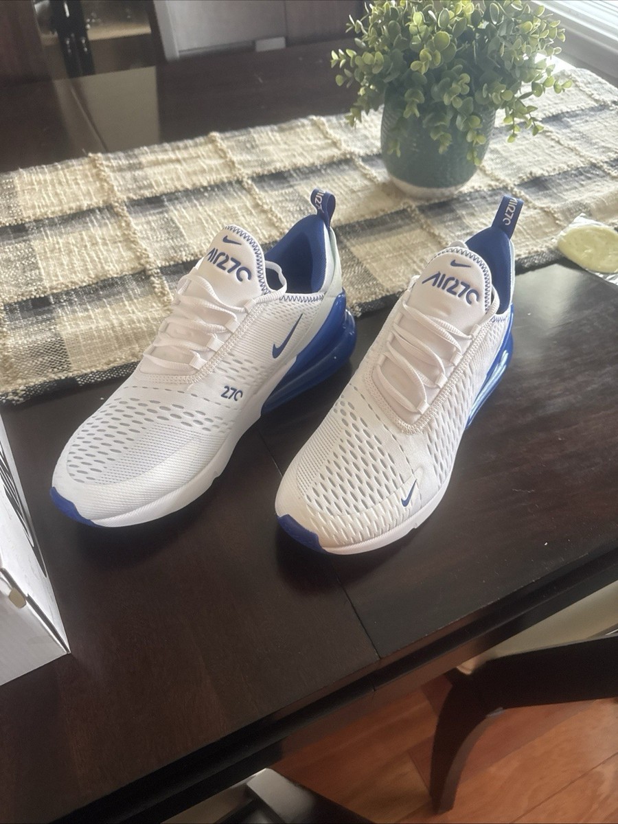 Nike Men's Air Max 270 Sneakers Sz 10.5 New With Box. Royal Blue