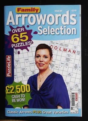 ARROW WORD PUZZLE BOOK MAG FAMILY ARROWORDS SELECTION ISSUE 89 NEW
