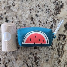 Porte sac caca pour chien pour laisse avec recharge sac supplémentaire NEUF