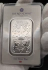 Royal Mint 1 oz Silver Celebration Bar In Assay Blister Card. .999 Fine