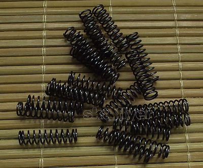 10pcs Black spring model car damping accessories Robot Part for DIY Toy