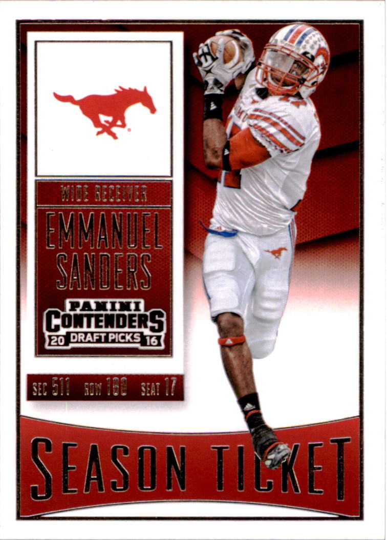 2016 Panini Contenders Draft Picks #39 Emmanuel Sanders