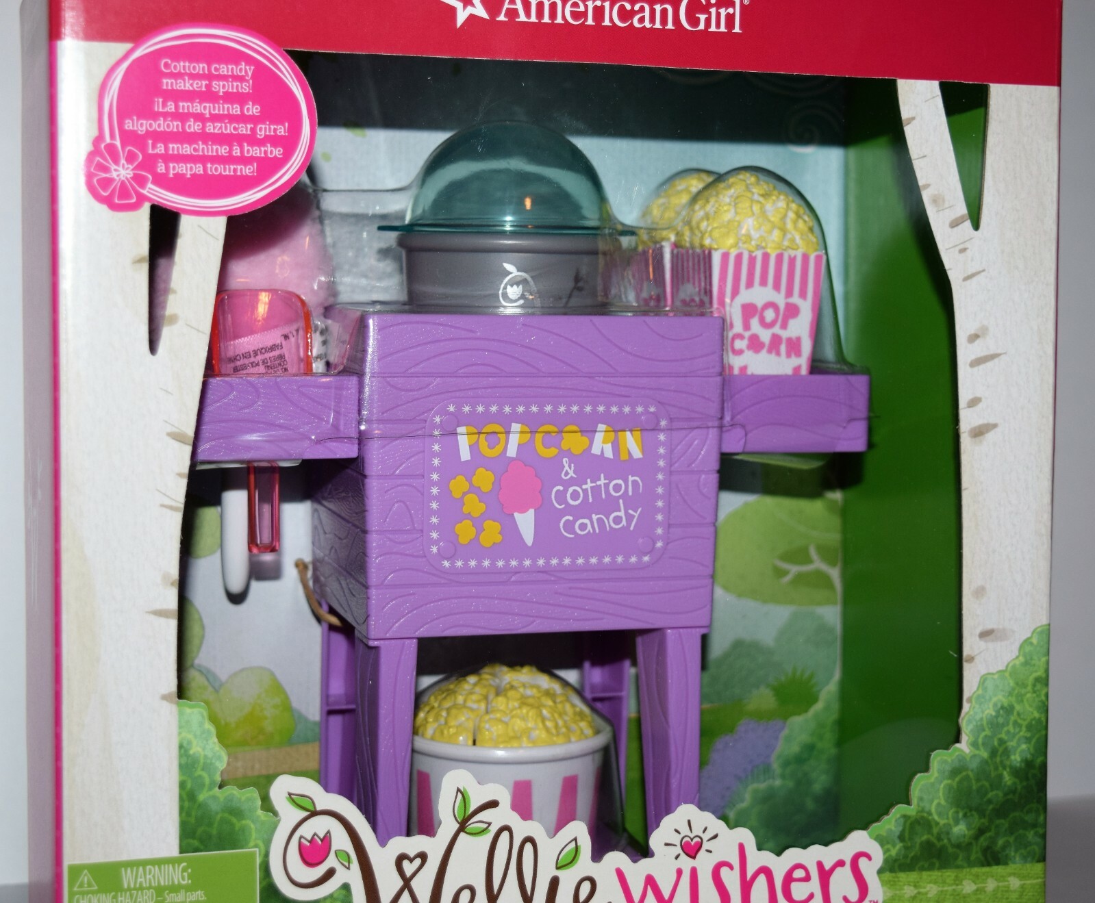american girl cotton candy cart