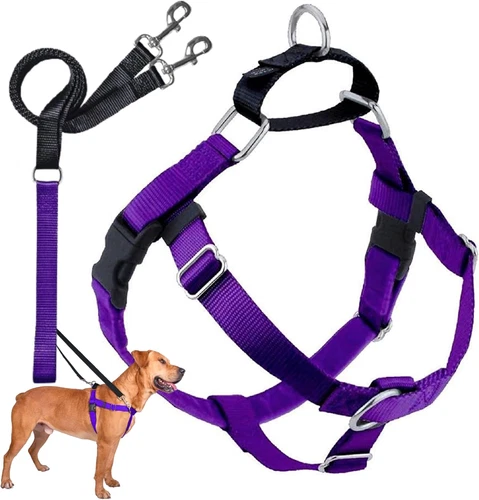 Freedom No Pull Dog Harness, Adjustable Harness and Leash Set, Easy Walking &...