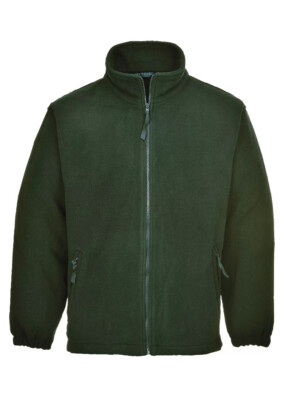 Portwest Aran Fleecejacke Full Zip Winter Arbeitskleidung F205 GRÜN 2XL