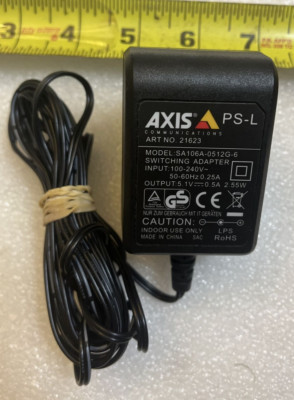 Axis charger 5.1V 0.5A 2.55W 21623 SA106A-0512G-6