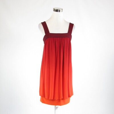 orange maroon dress Sunny's Bridal - Masaba - Maroon Smocked Midi Dress - XS / Red
