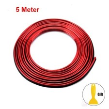 5m Auto Innen Raum Dekoration Design Metallic Strip Line Zier Leiste Streifen