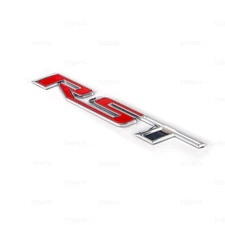 1Pc Chrome Red RST Tailgate Emblem OEM GM Chevrolet Tahoe Silverado suburban
